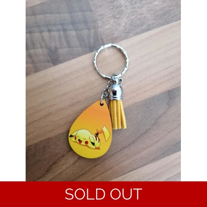 Pokémon Pikachu Sublimated Keyring